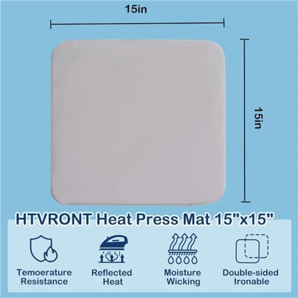 Heat Press Mat Compatible with Cricut Cutting Machine, Heat Press Pad - Picture 4 of 7
